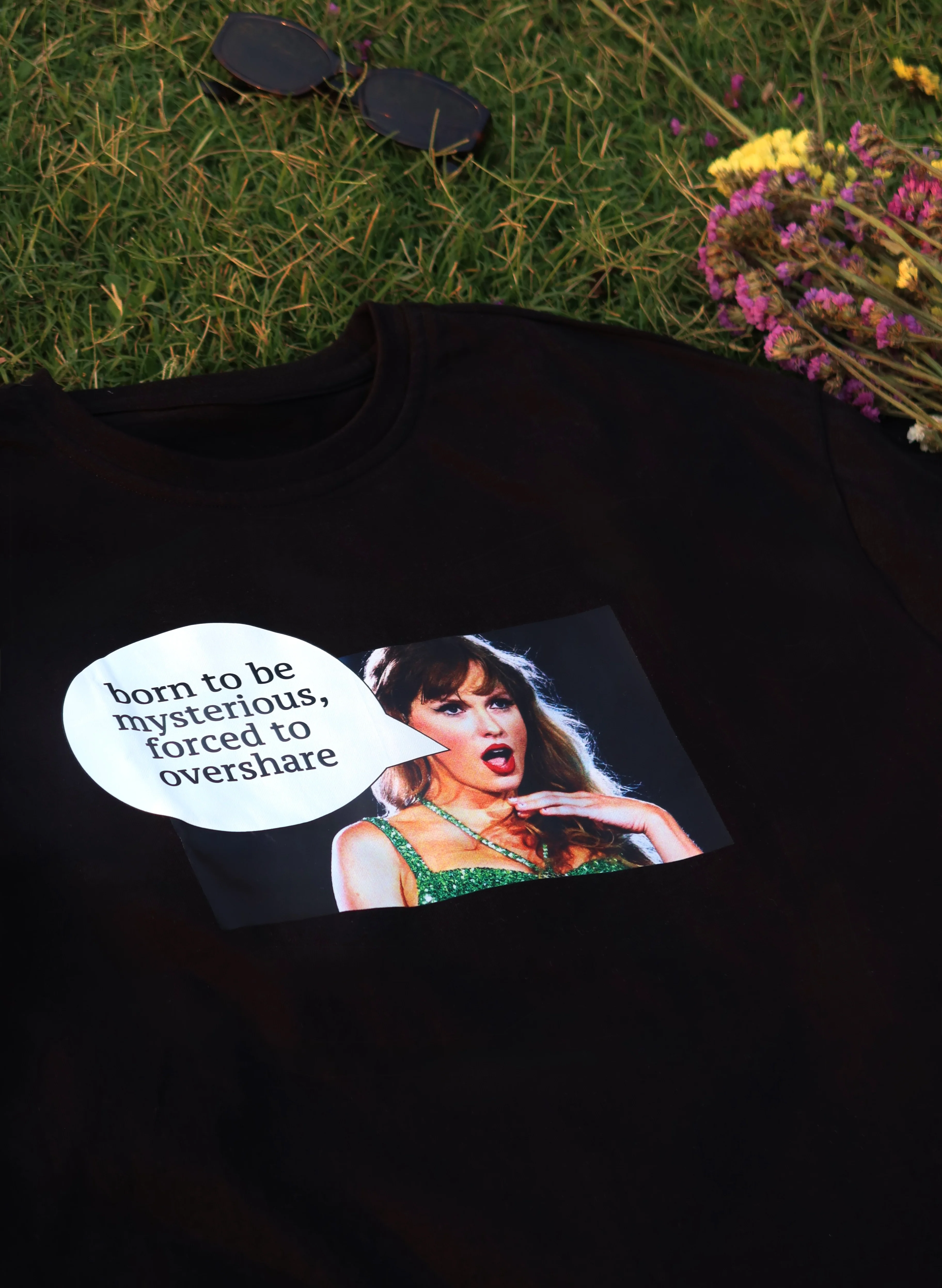 Born To Be Mysterious Oversized T-Shirt - Image 3