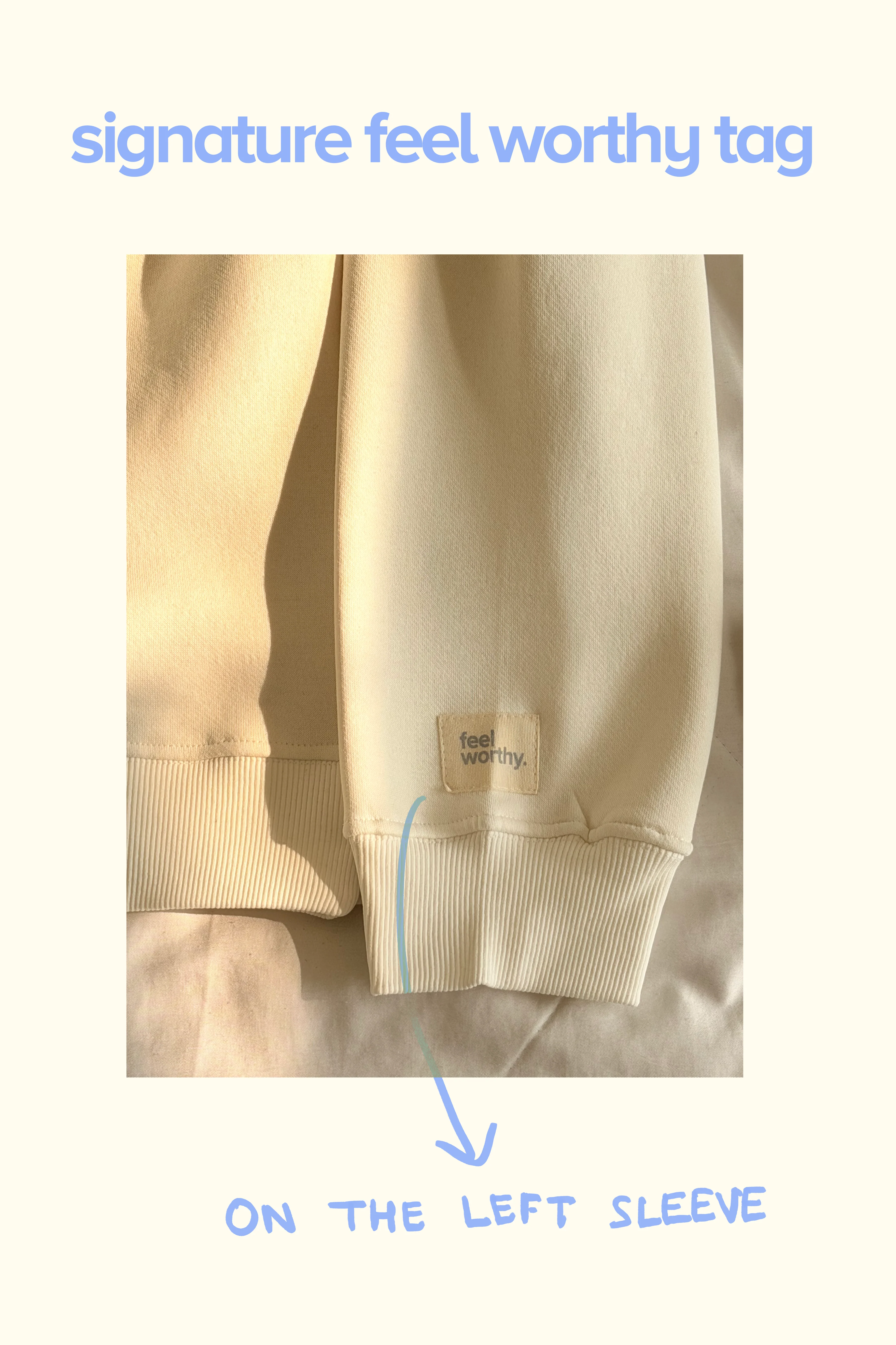 Feel Worthy Club Sweatshirt - Image 6