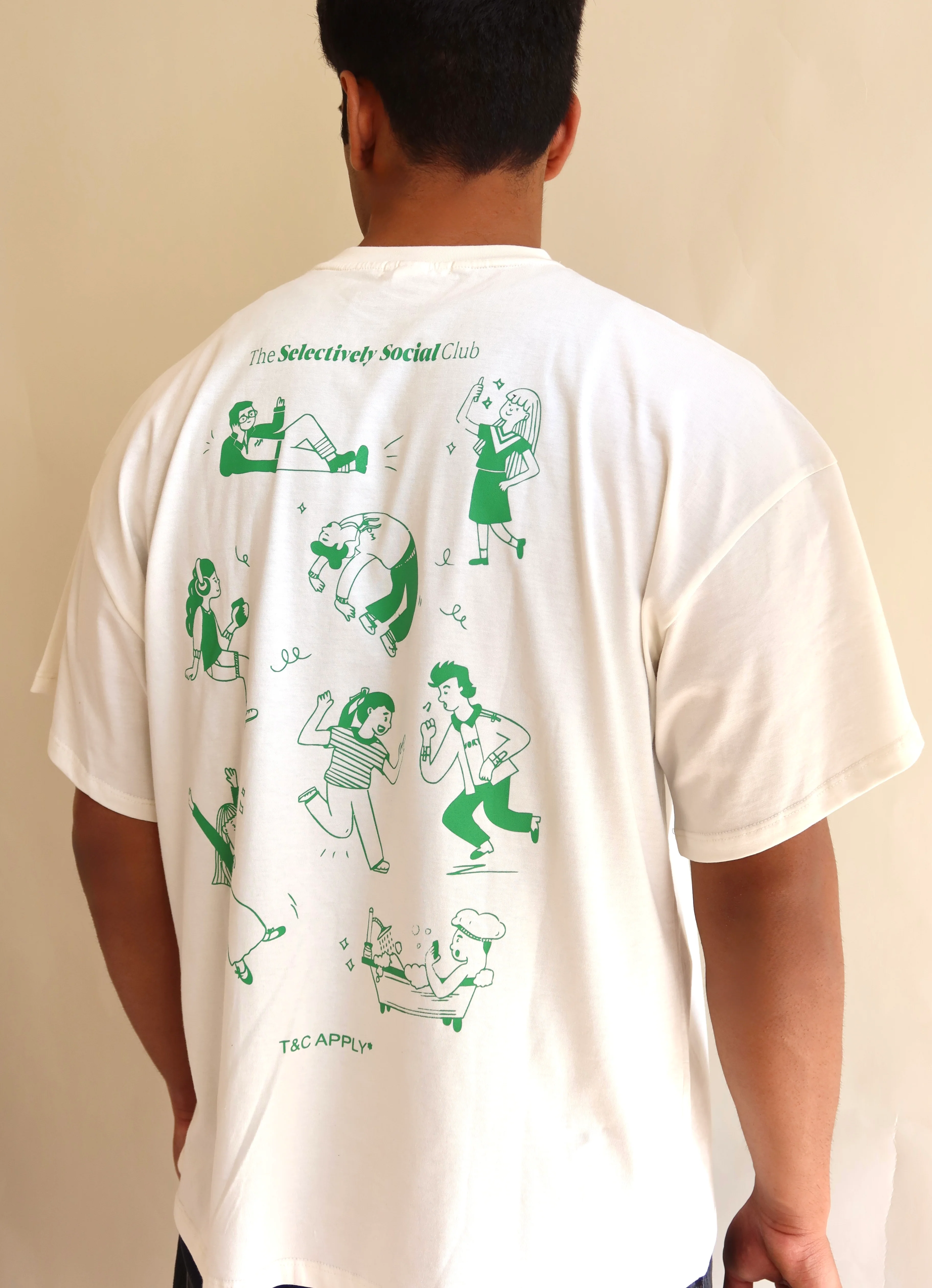 The Selectively Social Club Oversized T-Shirt - Image 3